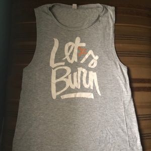 Orangetheory Lets Burn tank